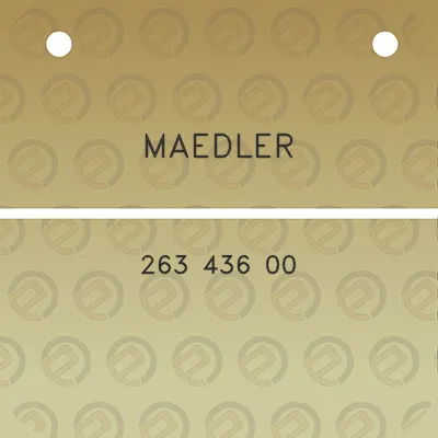 maedler-263-436-00