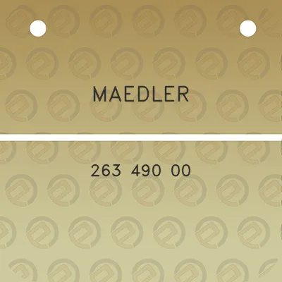 maedler-263-490-00