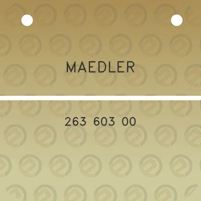 maedler-263-603-00