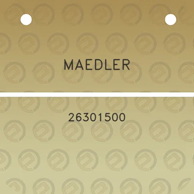 maedler-26301500