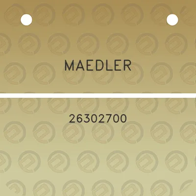 maedler-26302700