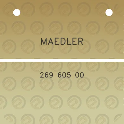 maedler-269-605-00