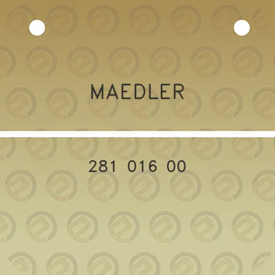 maedler-281-016-00