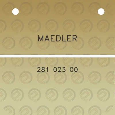 maedler-281-023-00