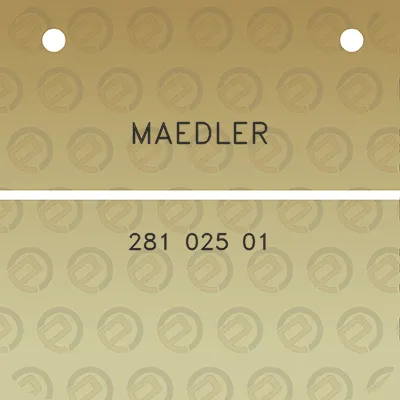 maedler-281-025-01