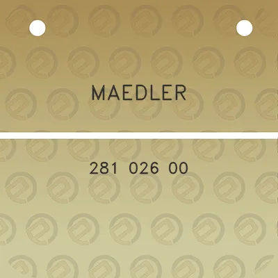 maedler-281-026-00