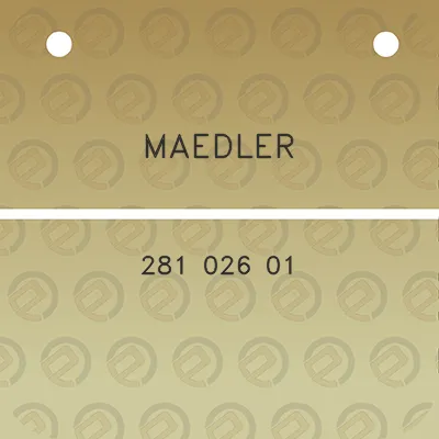 maedler-281-026-01