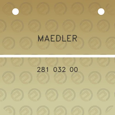 maedler-281-032-00