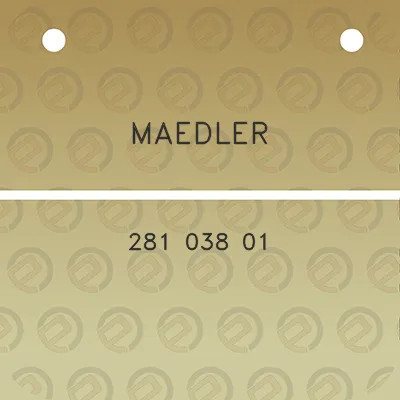 maedler-281-038-01