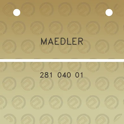 maedler-281-040-01