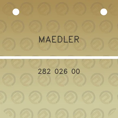 maedler-282-026-00