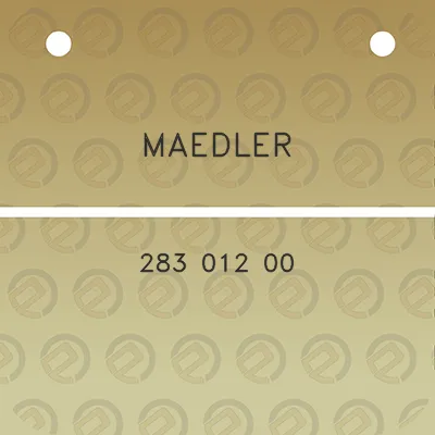 maedler-283-012-00