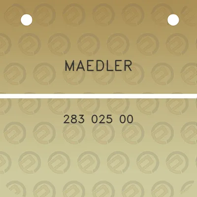 maedler-283-025-00