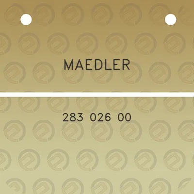 maedler-283-026-00