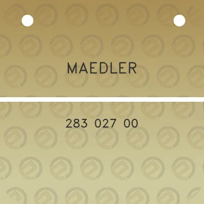 maedler-283-027-00