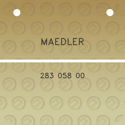 maedler-283-058-00