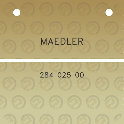 maedler-284-025-00