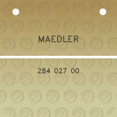 maedler-284-027-00