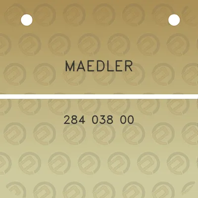 maedler-284-038-00