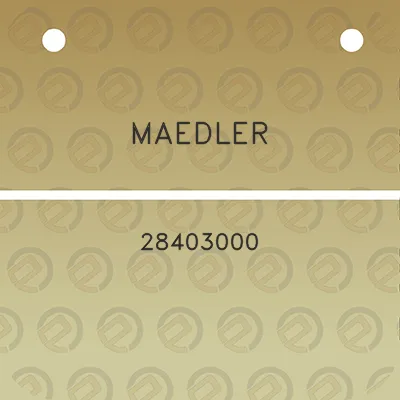 maedler-28403000