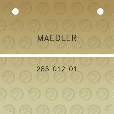 maedler-285-012-01