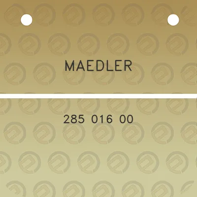 maedler-285-016-00