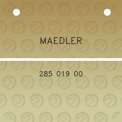 maedler-285-019-00