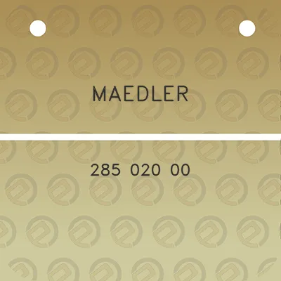 maedler-285-020-00