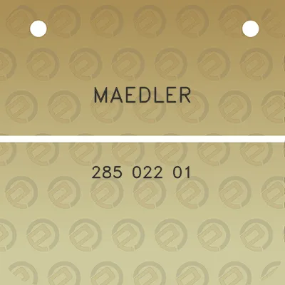 maedler-285-022-01