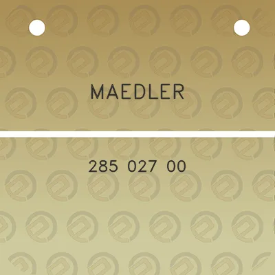 maedler-285-027-00