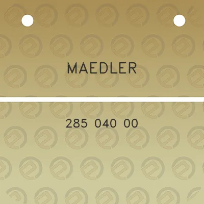 maedler-285-040-00