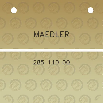 maedler-285-110-00