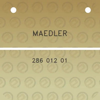 maedler-286-012-01