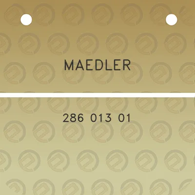 maedler-286-013-01