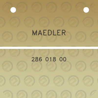 maedler-286-018-00