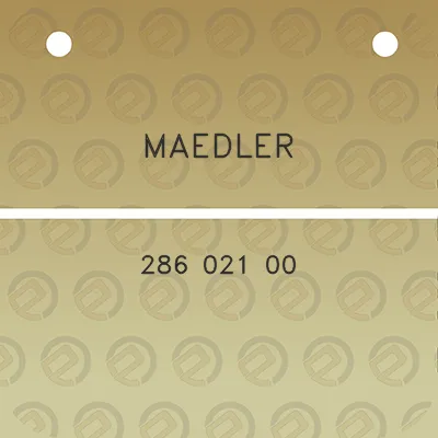 maedler-286-021-00