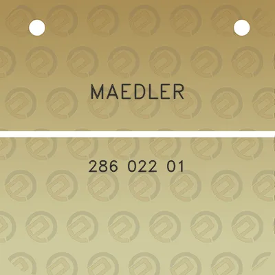 maedler-286-022-01