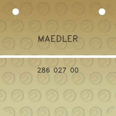 maedler-286-027-00