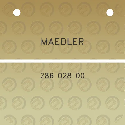 maedler-286-028-00