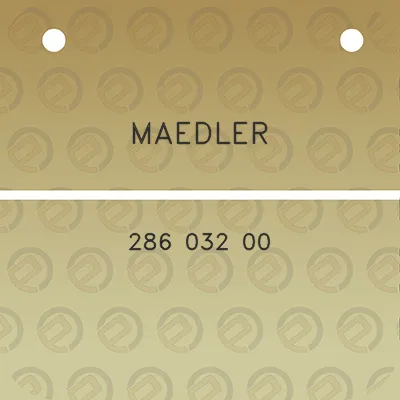 maedler-286-032-00