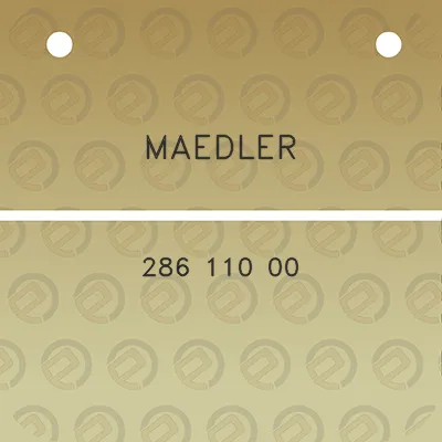 maedler-286-110-00