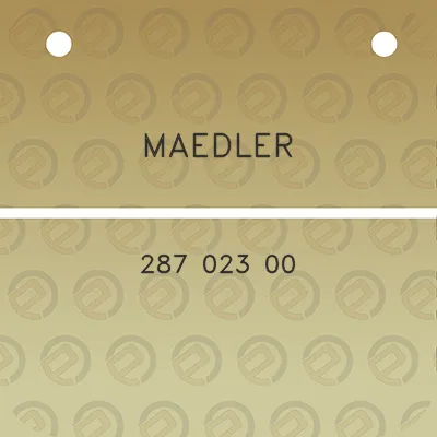 maedler-287-023-00