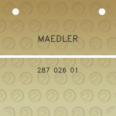 maedler-287-026-01