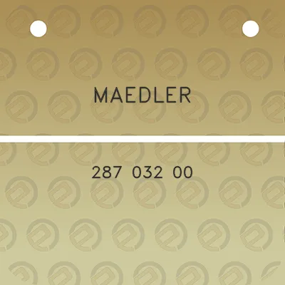 maedler-287-032-00