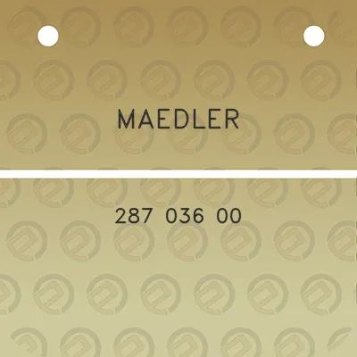 maedler-287-036-00