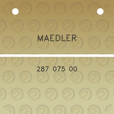 maedler-287-075-00