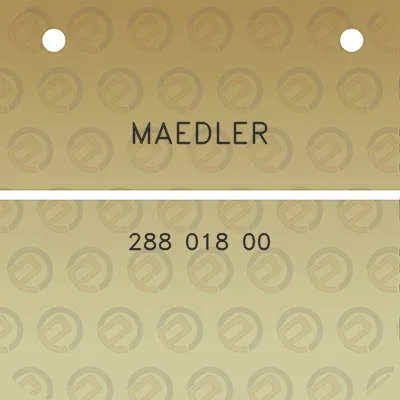 maedler-288-018-00