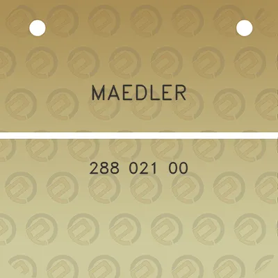 maedler-288-021-00