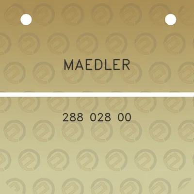 maedler-288-028-00