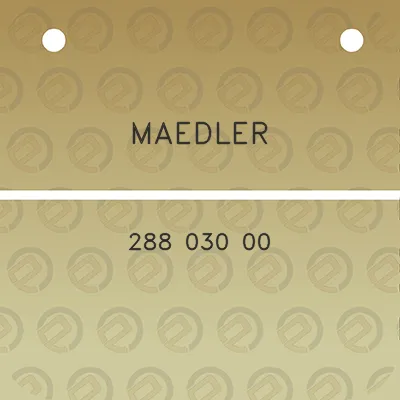 maedler-288-030-00